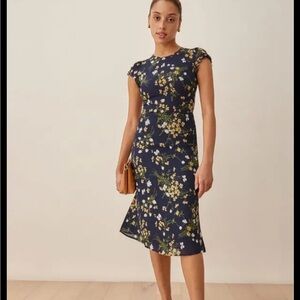 reformation floral dress